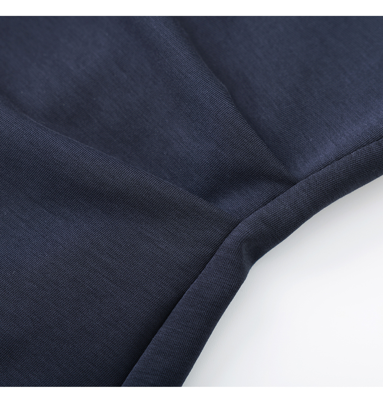 Bộ thể thao nữ mùa hè áo thun cổ tròn tay ngắn + quần ống rộng cao cấp — màu xanh navy chi tiết 25