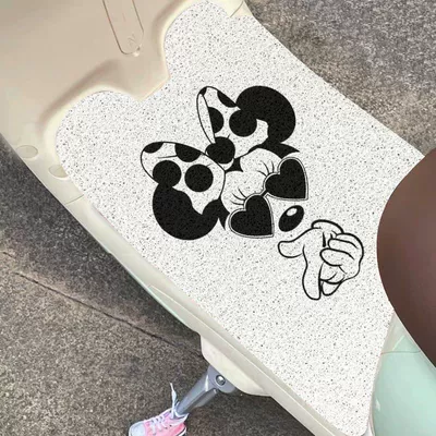 Avtomobil döşəmə paspasları — Thickened Wire Loops, Anti-Slip, Dirt-Resistant - zx-mickey-floor-mat-13-3060-small-self-cut-wire-loop
