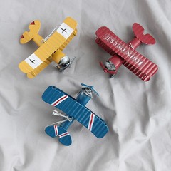 Taobao Bestselling Metal Retro Steel Aircraft Model Ornament Creative Home Decor Craft