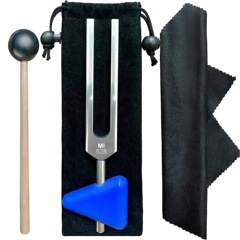 Stainless steel MI528, 528Hz, 528C tuning fork, round tuning fork, yoga therapy