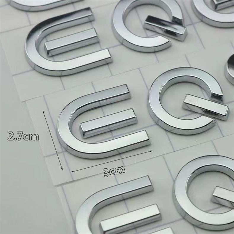 Mercedes-Benz EQA260, EQB350, EQC350, EQE, and EQS450 car emblem stickers, including letter and number designs, and 400 emblem stickers
