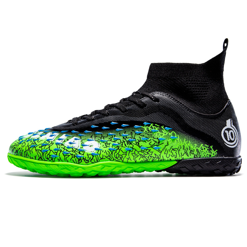 Zapatos de fútbol transfronterizos de alta altura, zapatos de fútbol, zapatos de entrenamiento para estudiantes, hombres, adolescentes adultos