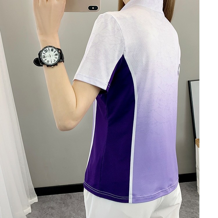 Camiseta Deportiva de Secado Rápido para Mujer de Poliéster Transpirable para Deportes al Aire Libre