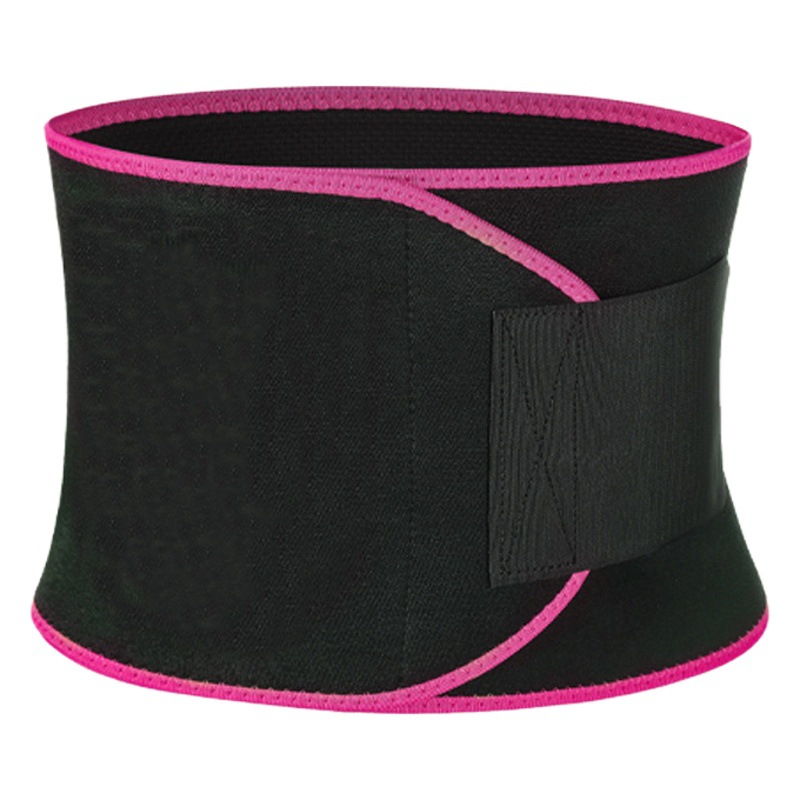 Cinturón de fitness transfronterizo material de buceo color cálido soporte de cintura cinturón deportivo malla transpirable rojo sudor corsé cinturón