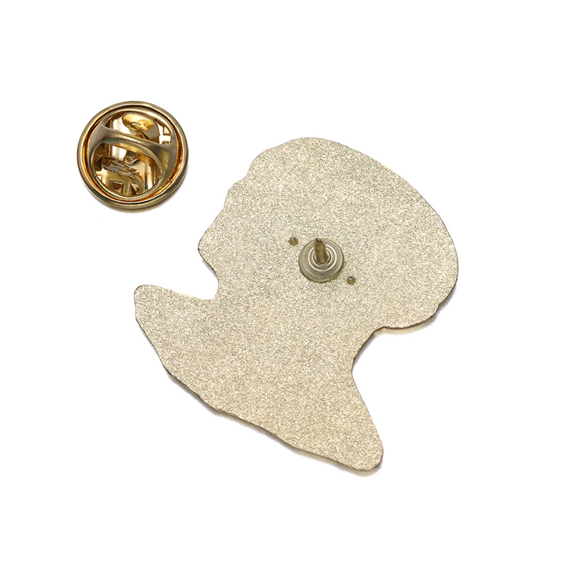 9g Weight Brooches Classification Cartoon Style Pin Heart Skull Alloy Stoving Varnish Unisex Brooches