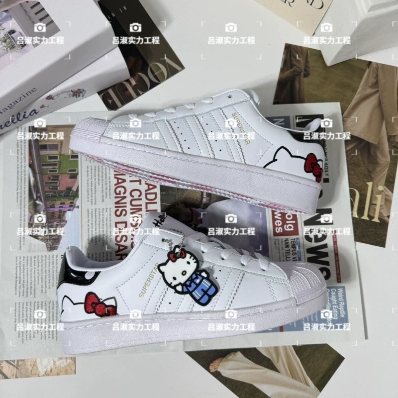 ∂ Clover 2025 Dingdang Cat New Couple Cat Casual Student Sports Campus Little White Shoes Shell Niche