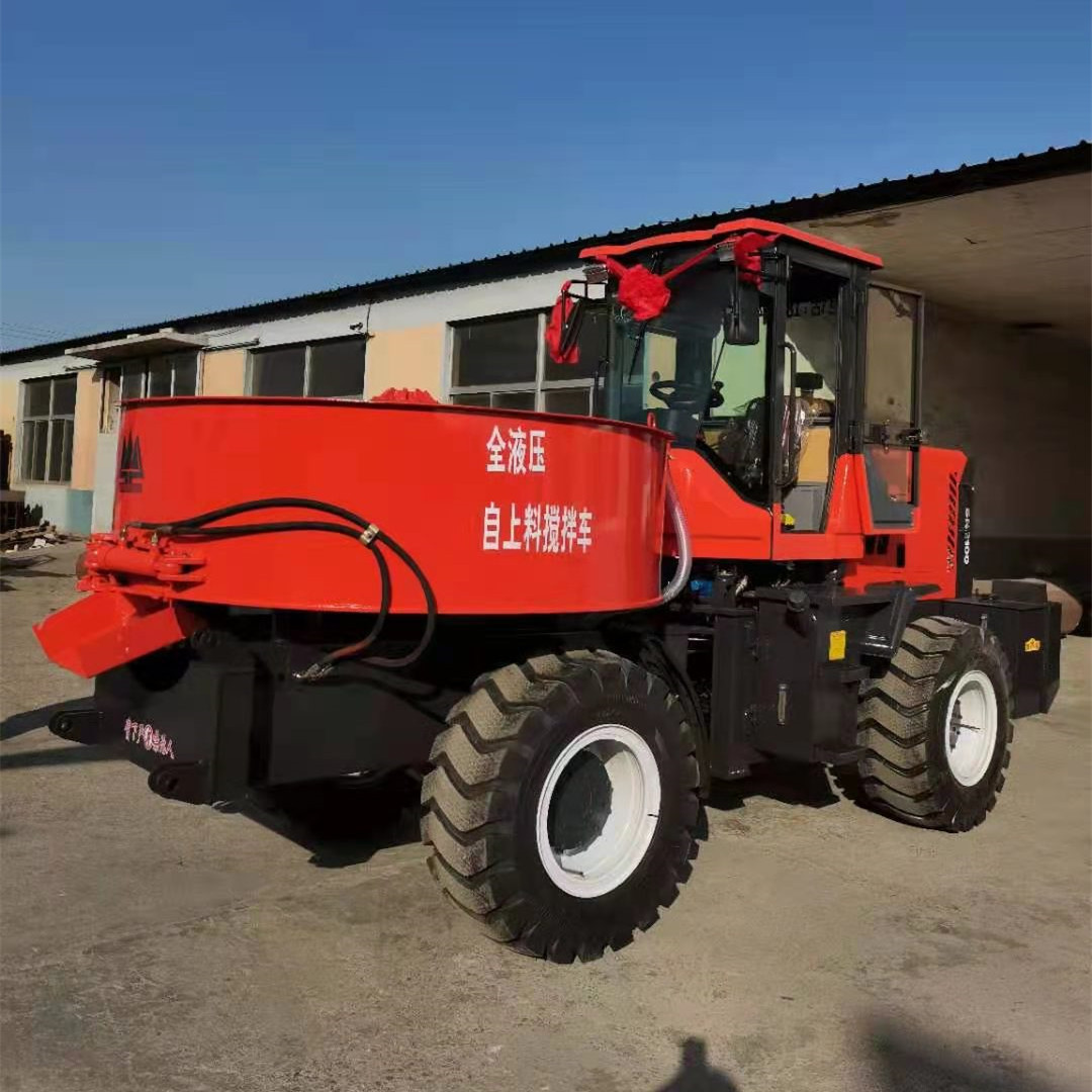 自上料平口搅拌车 3.5方5方全自动上料搅拌车 混凝土水泥运输罐车