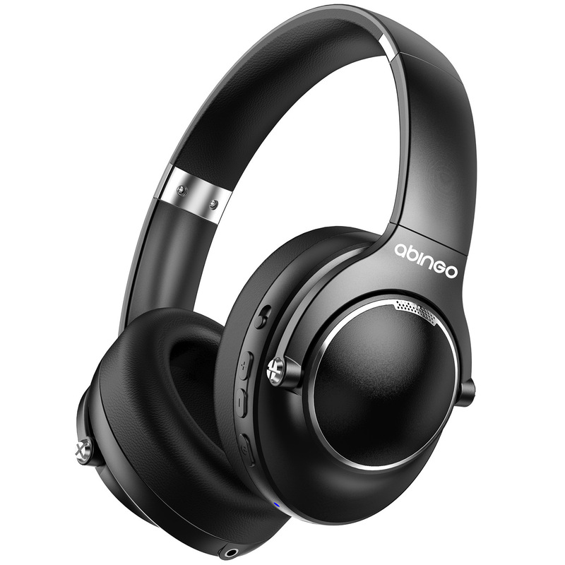abingo Hybrid active noise reduction Bluetooth headset Hybrid ANC head wear BT80NC Pro factory outlet abingo Hybrid active noise reduction Bluetooth headset Hybrid ANC head wear BT80NC Pro factory outlet
