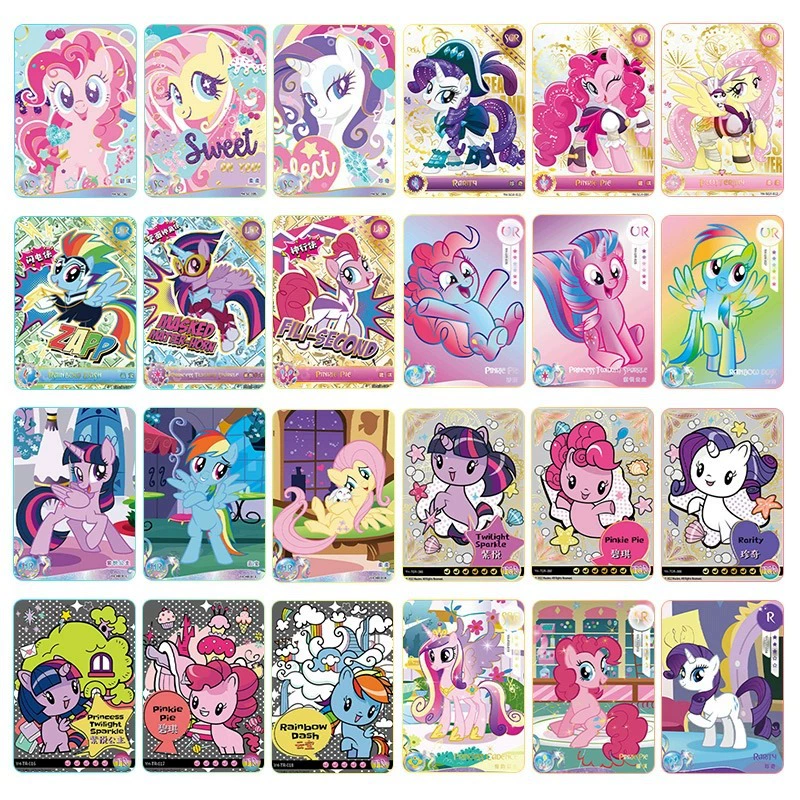 Коллекционная карточная слепая ячейка (Little Pony) — наборы разной упаковки и коробки с бейджами, варианты на всю коробку