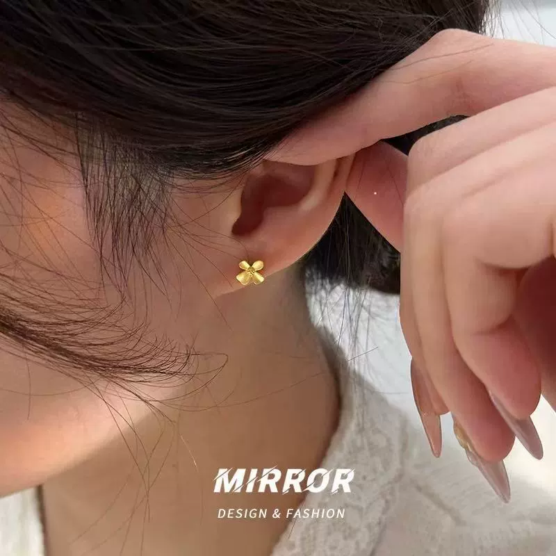 Серебряная игла, миниатюрные серьги с дизайном, серебро 925 пробы