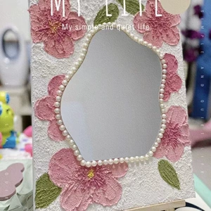 (Оптовые продажи), акриловое настольное зеркало, масло для волос, объектив, DIY