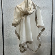 山羊绒/真丝轻盈防晒长披肩/围巾优雅柔滑轻奢纯山羊绒柔滑触感