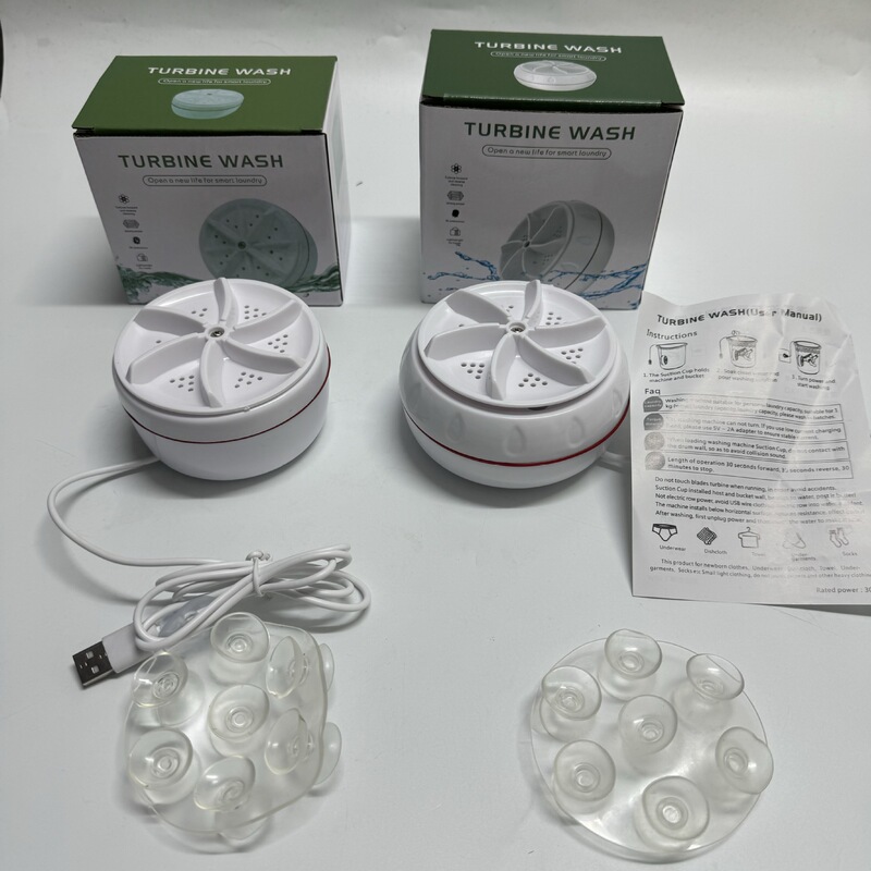 Mini Turbo Washing Machine Ultrasonic Laundry Washer Small Dormitory Washing Machine Panties Socks Automatic Washer