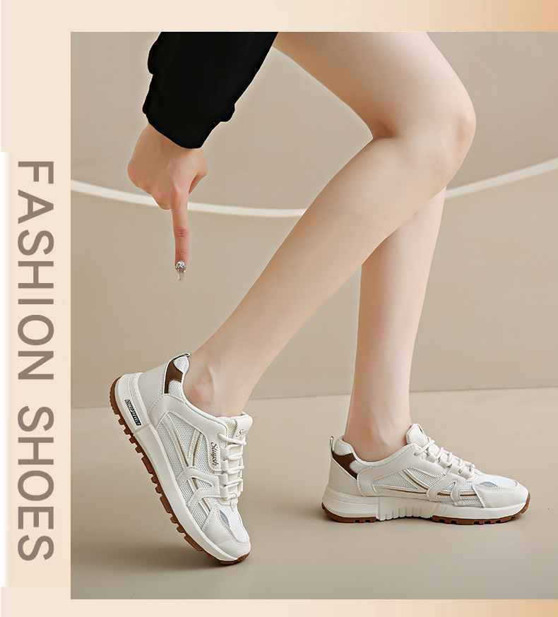 Sapatilhas desportivas sola grossa estilo coreano respiráveis_voghion.com