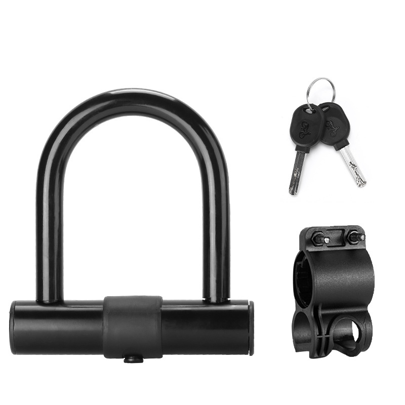 Bicicleta transfronteriza U-lock Barra de cable de acero cerradura de combinación de silicona conjunto cerradura cizalla hidráulica YUUISD