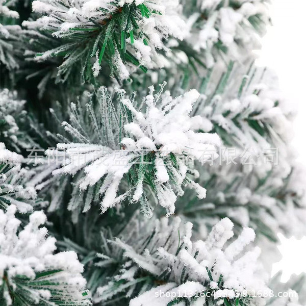 Flocked snow encrypted tree 30/45/60cm Christmas tree pvc ornaments…