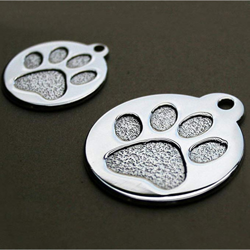 Custom laser engraved dog tag pet ID dog decorative accessory cat nameplate hanging tag pet collar pendant