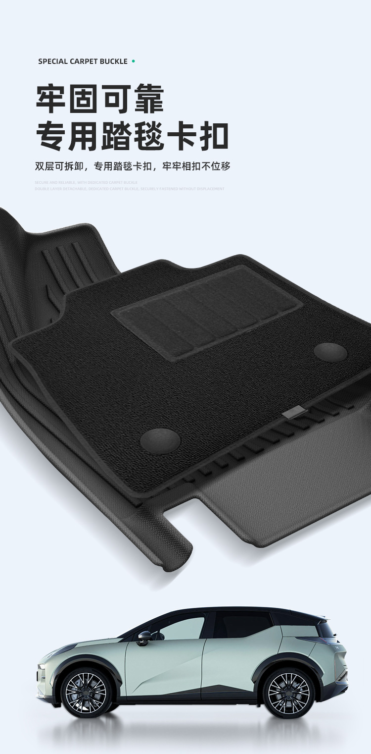 Car Floor Mats TPE for Zeekr X 23-26 + Trunk/Backrest Mat