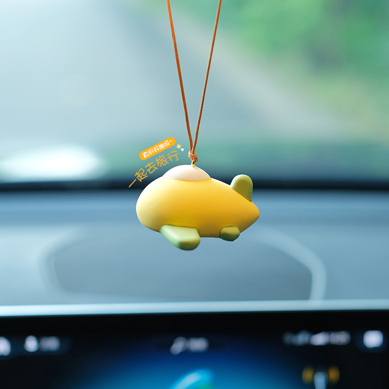 Small Spaceship Car Pendant Car Interior Hanging Decoration Rearview Mirror Ornament Cute Creative Gift for Men and Women Small Spaceship Car Pendant Car Interior Hanging Decoration Rearview Mirror Ornament Cute Creative Gift for Men and Women