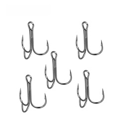 Spinning Rod Three-Prong Hook Lure Carbon Steel Barbed Anchor Hook 1-10 Three-Prong Fishing Hook Fishing Accessories Manufacturer Wholesale
