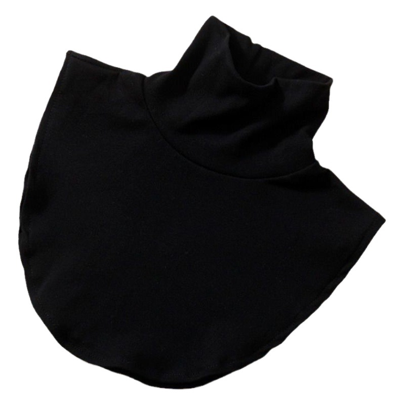 Cuello alto collar falso de mujer con suéter bufanda de protección de cuello de otoño e invierno estilo coreano collar decorativo collar de rayas de punto