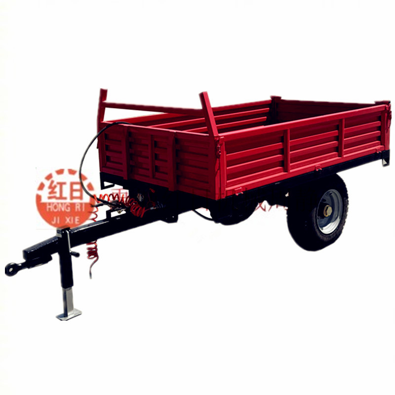 单轴自卸拖车   后翻自卸拖车   农用半挂车斗   车斗