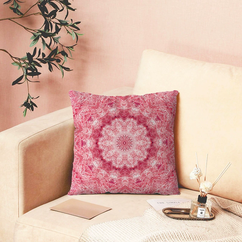 Decorative Pillowcase, 100% Polyester, Soft Printed Cover, Sizes 30×50 / 45×45 / 50×50