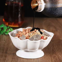 Liquid brown sugar syrup commercial milk tea shop ingredients for iced jelly, cooled cake, rice cakes, special brown sugar juice, sugarcane brown sugar water, black sugar