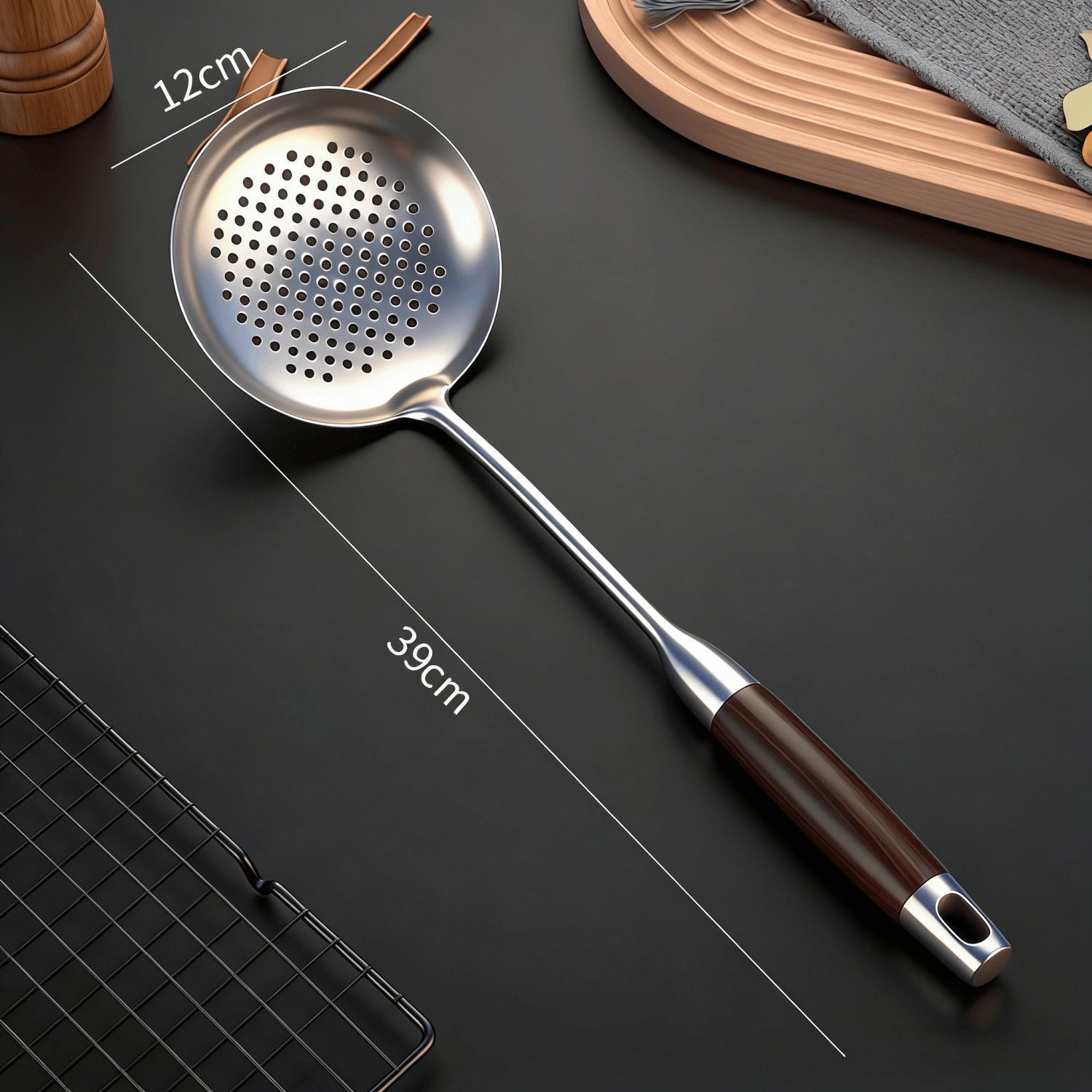 316 extra thick ebony [colander]
