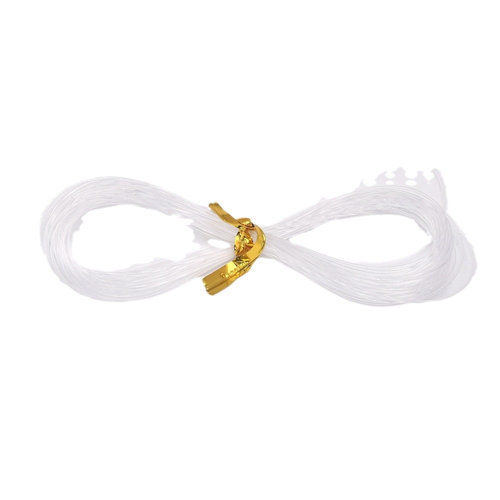 4 m 0,5mm blanco línea de pesca DIY transparente inelástica accesorios de la joyería material ventas directas de la fábrica