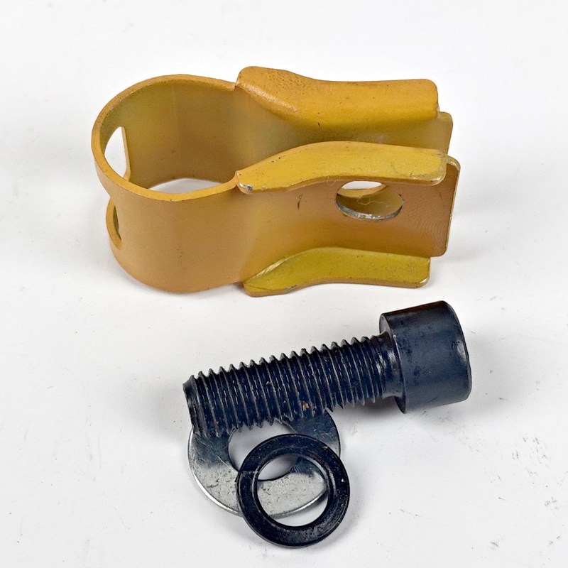 Adecuado para XCMG XE55/60 65/75/85D Excavadora de brazo pequeño y medio, abrazadera de tubo de cilindro, abrazadera de tubo de hierro de 4 puntos