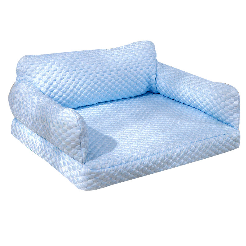 Sofá al por mayor, nido para gatos, cama para gatos, cama para perros, perrera de otoño e invierno, cama para perros, seda de hielo, almohadilla para gatos extraíble y lavable