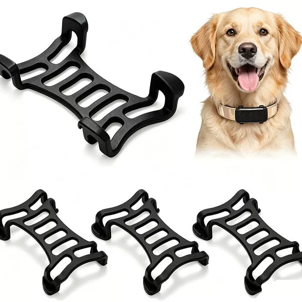4-piece set of rubber clips compatible with Tracti Smart Dog 6 GPS pet tracker dog training device