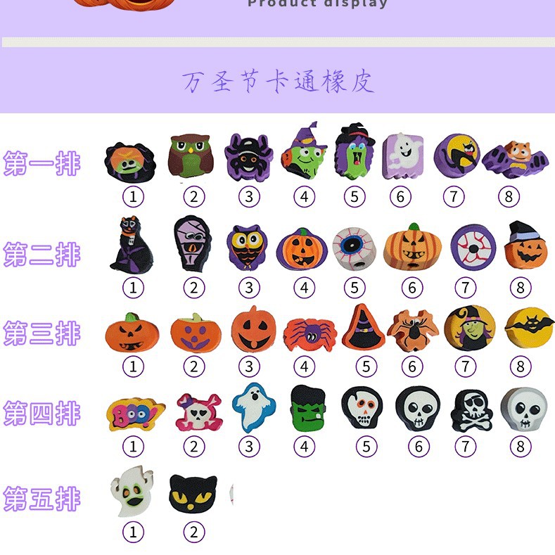 Lápiz navideño de estilo caliente de Amason, goma de borrar, festival de fantasmas de Pascua, lápiz de regalo del día de San Valentín de Halloween HB