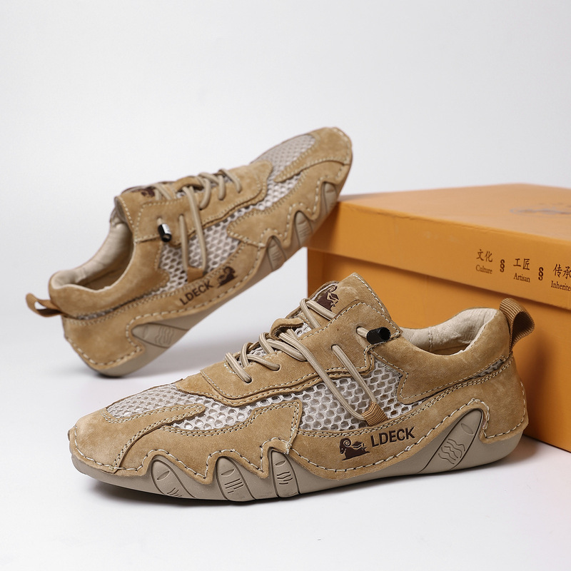 Cross-border independent station Amazon popular plus size men's and women's shoes outdoor casual shoes summer breathable mesh shoes sneaker Cross-border independent station Amazon popular plus size men's and women's shoes outdoor casual shoes summer breathable mesh shoes sneaker