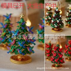 跨境热销鸟Christmas tree decorations 色彩缤纷的节日餐桌装饰