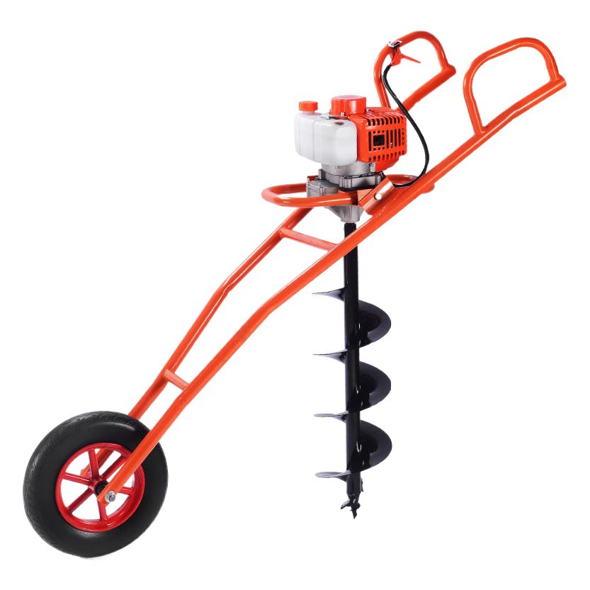 Прямая Продажа с фабрики Портативный наземный буровой экскаватор для посадки батата Ледниковый сверлильный станок бензиновый буровой экскаватор