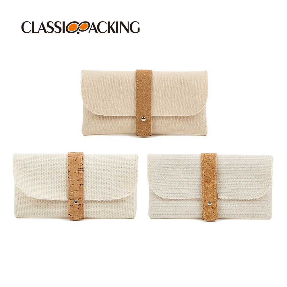 Suministro directo de fábrica de bolsas de gafas, rpet, material ecológico, bolsas de gafas, bolsas de almacenamiento de gafas ópticas simples modernas, logotipos impresos