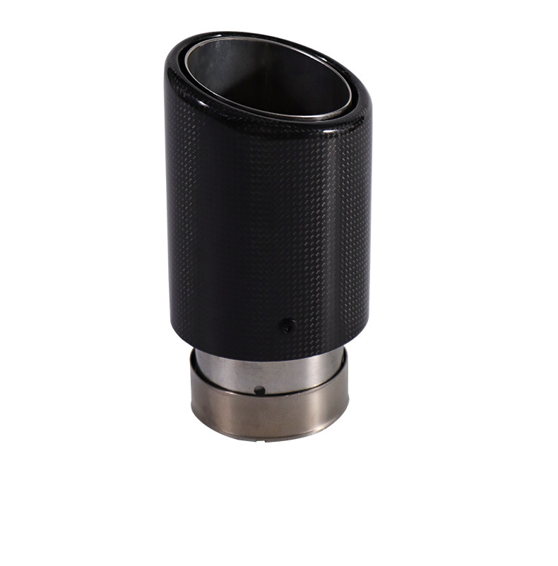 New Cross-Border Wholesale 63-89mm Carbon Fiber Ak Scorpion Tail Exhaust Pipe Car Modification Accessories Stainless Steel