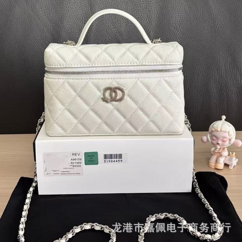 25b限定星星标志手提盒子LP盒子包baby蓝高级感链条斜挎女士包|undefined