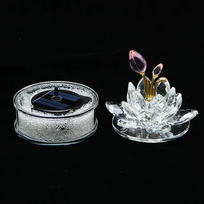 Lotus Flower Ornaments Transparent Square: Car ornaments