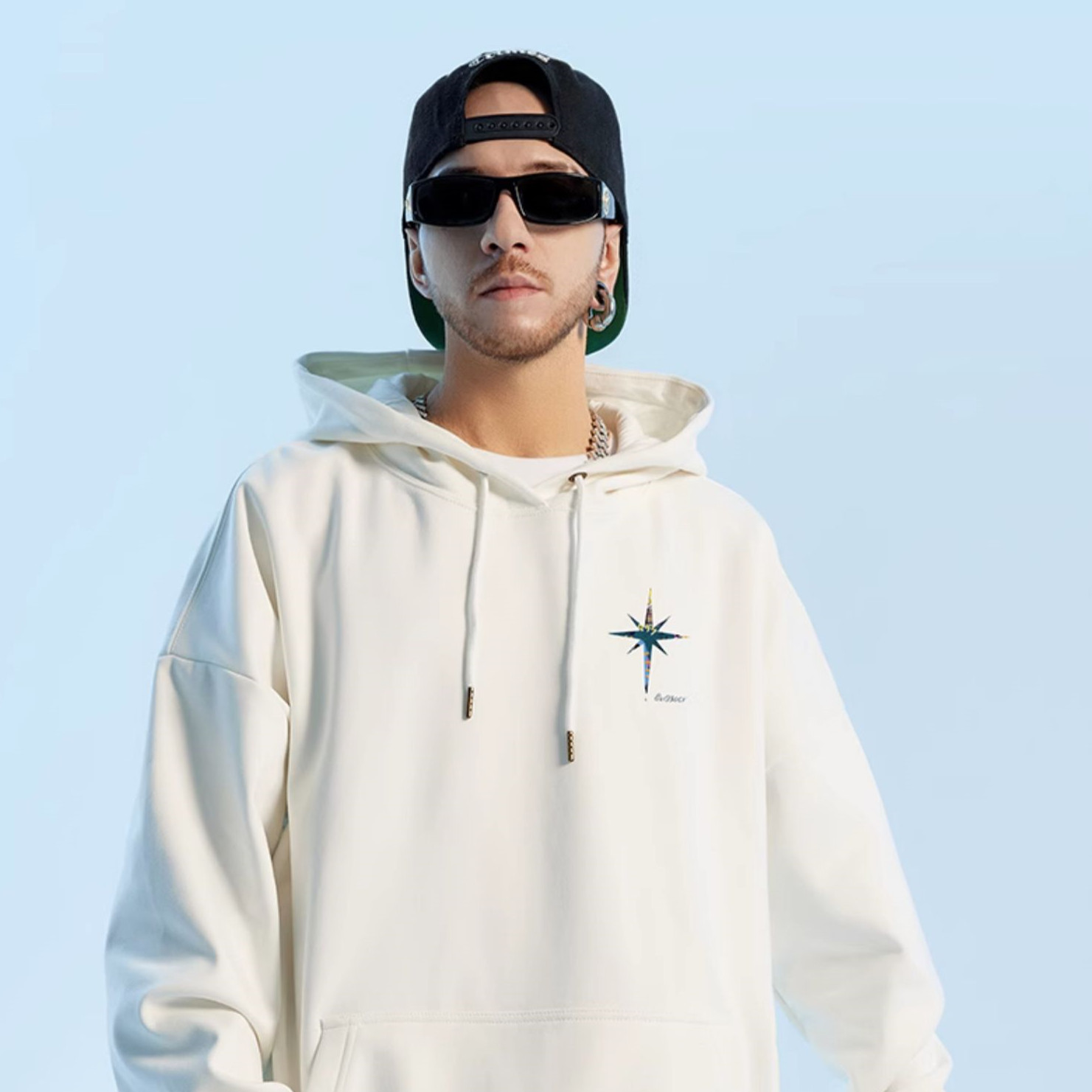Men's Hoodie Men's Fleece Pullover Comfortable Printed Casual_voghion.com