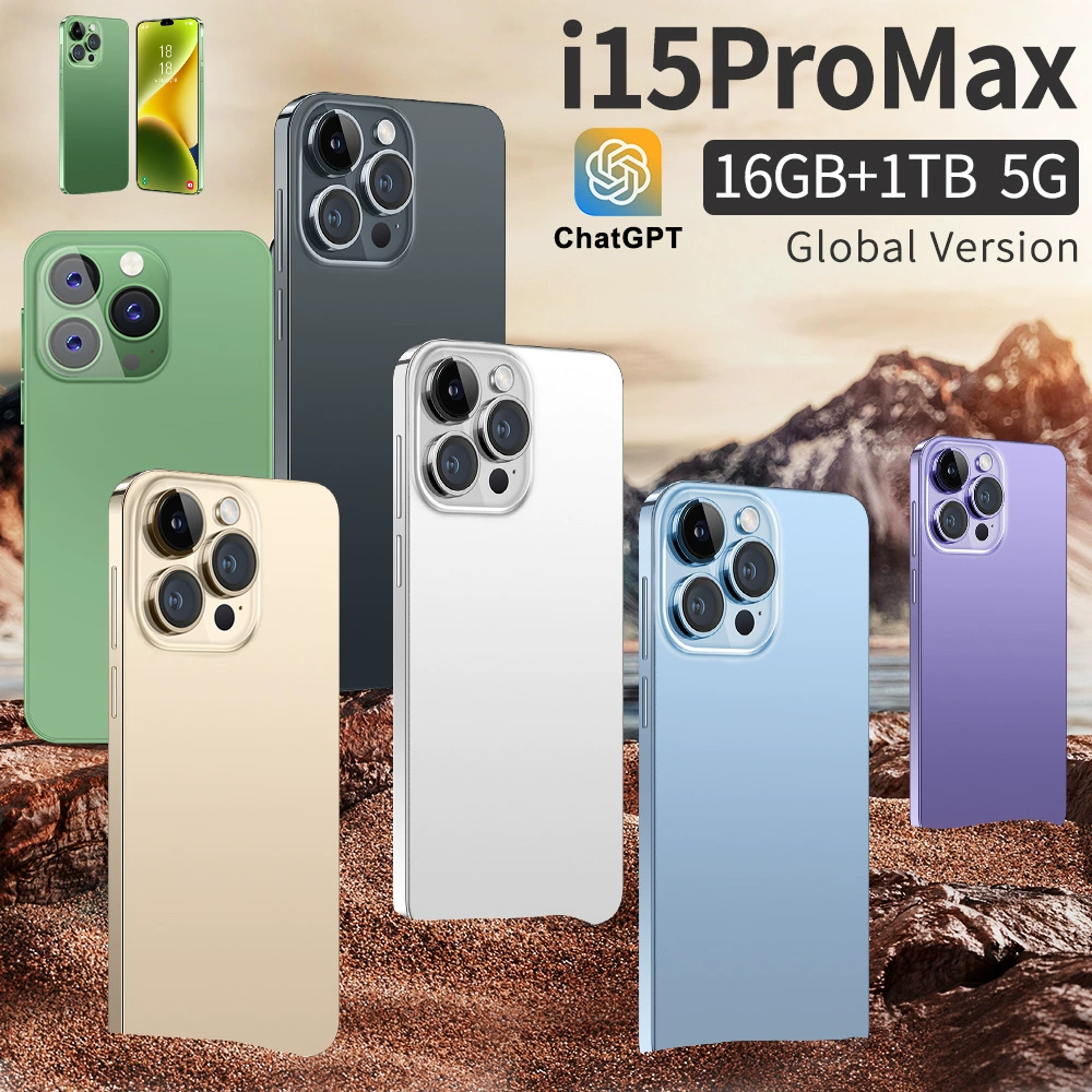 (Торговля через границы), умный мобильный телефон, intel core i15, 15 pro max, 6,7 дюйма, широкий экран, Android