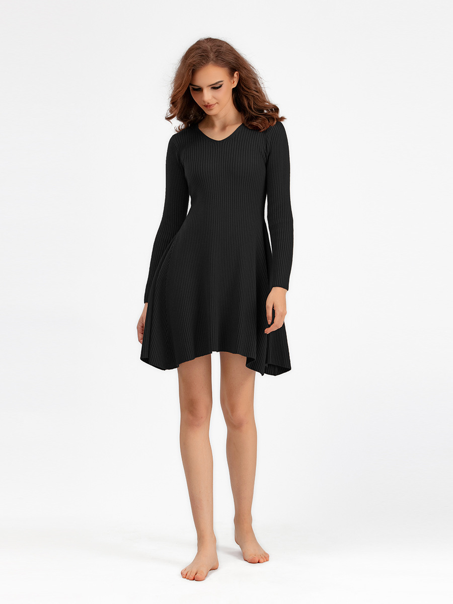 Gonna in maglia da donna, gonna a trapezio, gonna a vita media, gonna a trapezio, gonna a vita alta, gonna a trapezio ..._voghion.com