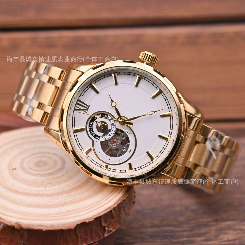 2025 High-Quality Fashion Men's 3-Hand Mechanical Watch for Export, Wholesale from Manufacturer, Dropshipping Available