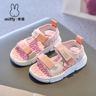 ��Ş����Miffy�׷�ͯЬŮͯ��Ь��ͯ�ٴ��ļ��¿�¶ָ�W��ɳ��Ь