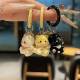 New Cat Cartoon Keychain Student Schoolbag Cute Pendant Girl Bag Accessories Jewelry Girlfriend Gift