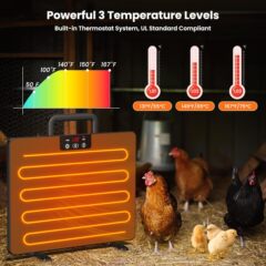 鶏舎ヒーターペット暖房器犬小屋ヒーターひよこ育雏暖器養鶏鶏アヒルガチョウの巣