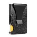 厂家直供卡盒超薄优质款RFID防盗卡夹锻造纹碳纤维信用卡包零钱包