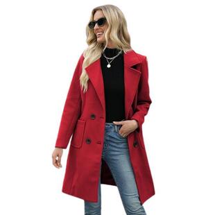 M 27913 Double Breasted Wool Coat �p�ſ����Ӵ���